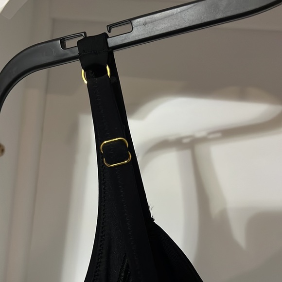 Black SOMA One Piece black Swim Suit Size 10 Bathing suit Beach Pool Vacation - Picture 7 of 14